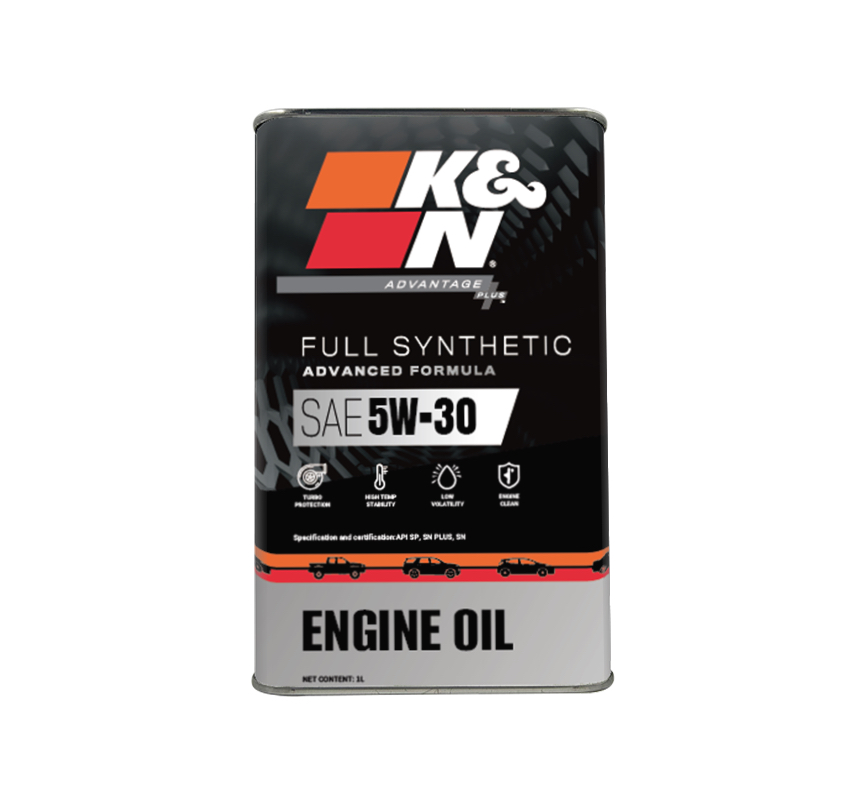 【K&N中国】全合成SP  5W30 1L API SP , ACEA C3，适用于涡轮增压、缸内直喷（GDI）及各种技术要求的汽油乘用车发动机，,满足国6（欧VI）及以下排放，带颗粒捕捉器的汽油发动机以及小型柴油发动机的乘用车，MB229.31,MB229.51,BMWLL04,VW504.00/ 507.00